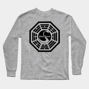 LOST: Station 3: The Swan (black) Long Sleeve T-Shirt